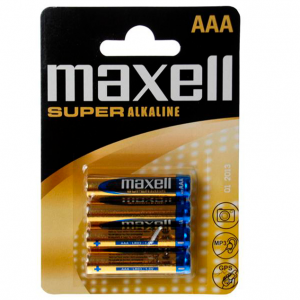 MAXELL PILA SUPER ALKALINE AAA LR03 BLISTER*4