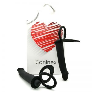 SANINEX VIBRADOR ANAL CON ANILLOS